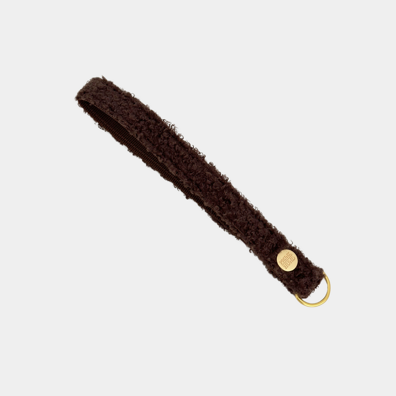 ESSENTIAL hand loop TEDDY caramel