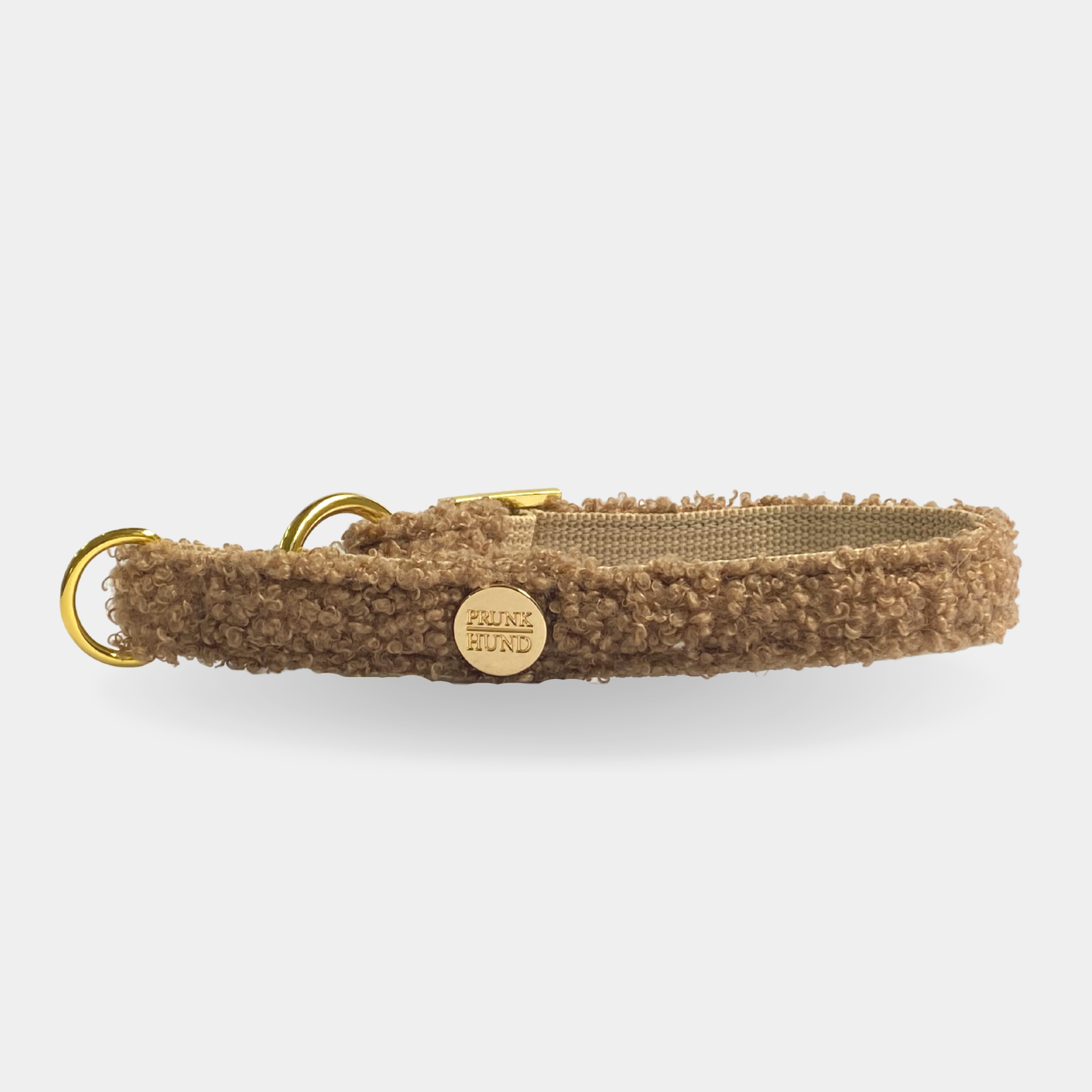 Zugstopp Halsband TEDDY tan